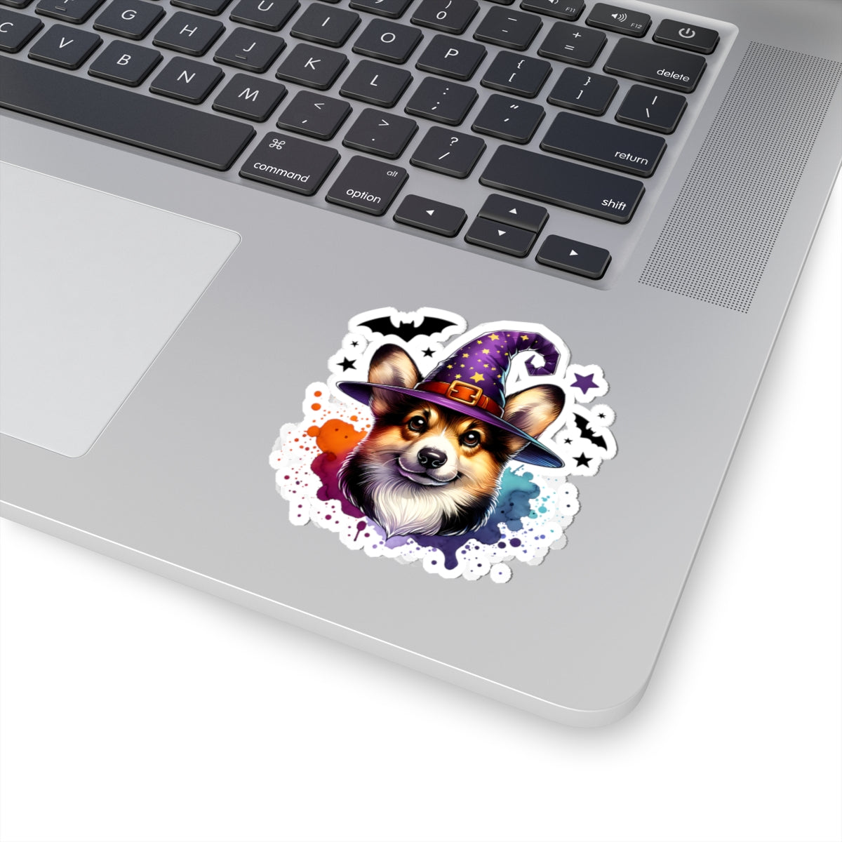 Corgi Wizard Stickers, Halloween Decor, Cute Dog Stickers, Witchy Stickers, Fun Laptop Decals, Pet Lover Gifts