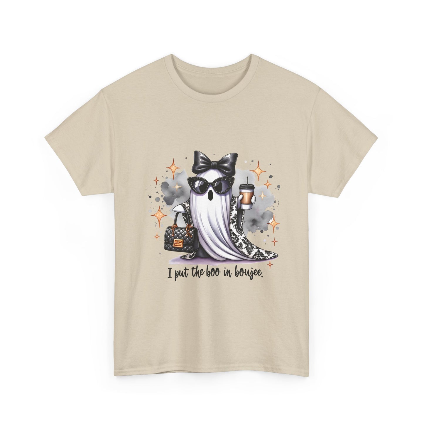Stylish Ghost Tee - I Put the Boo in Bougie
