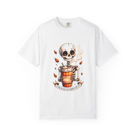 Pumpkin Spice Skeleton t-shirt