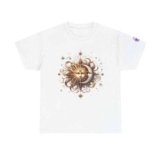 Sunny Vibes Unisex Tee - Celestial Design for Everyday Wear, Summer Style, Festival Fashion, Gift for Sun Lovers, Astrology Gift