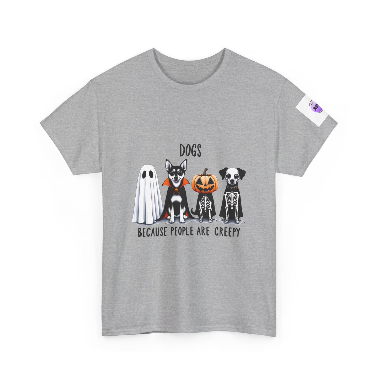 Unisex Dog Lover Tee - Perfect for Halloween, Gifts for Pet Owners, Casual Wear, Dog Mom Shirt, Spooky Season Shirt, Funny Pet Apparel
