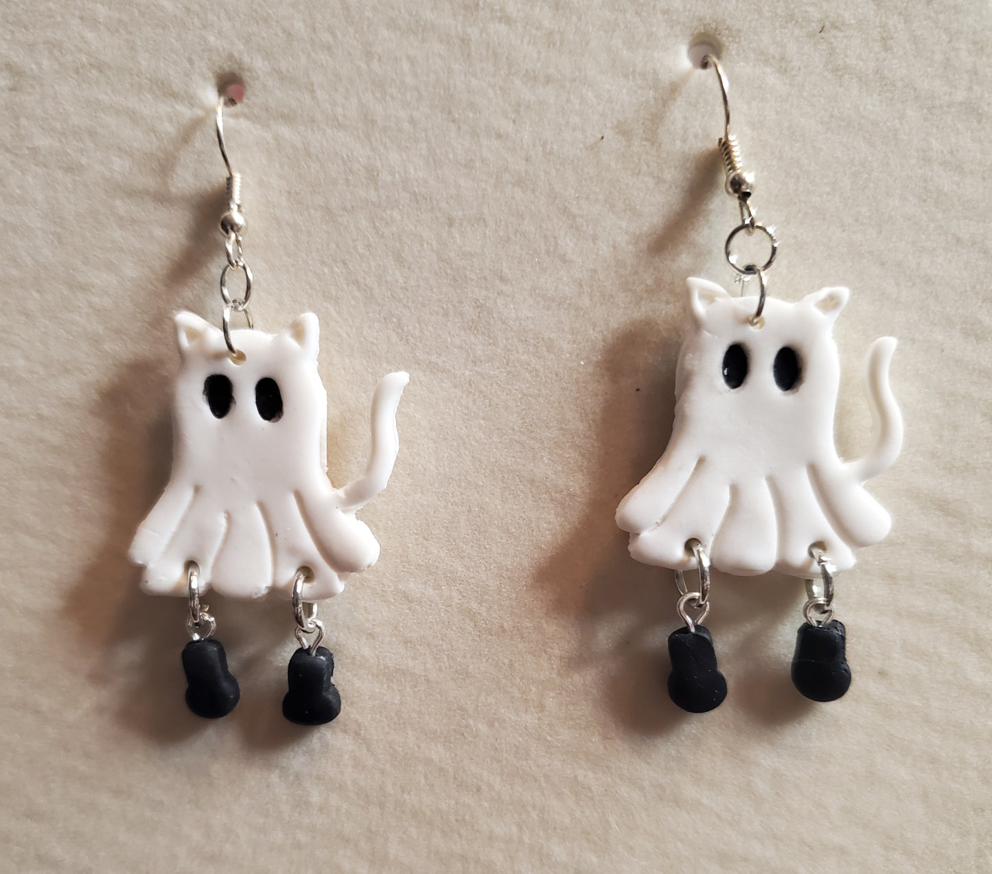 Ghost Cat Earrings