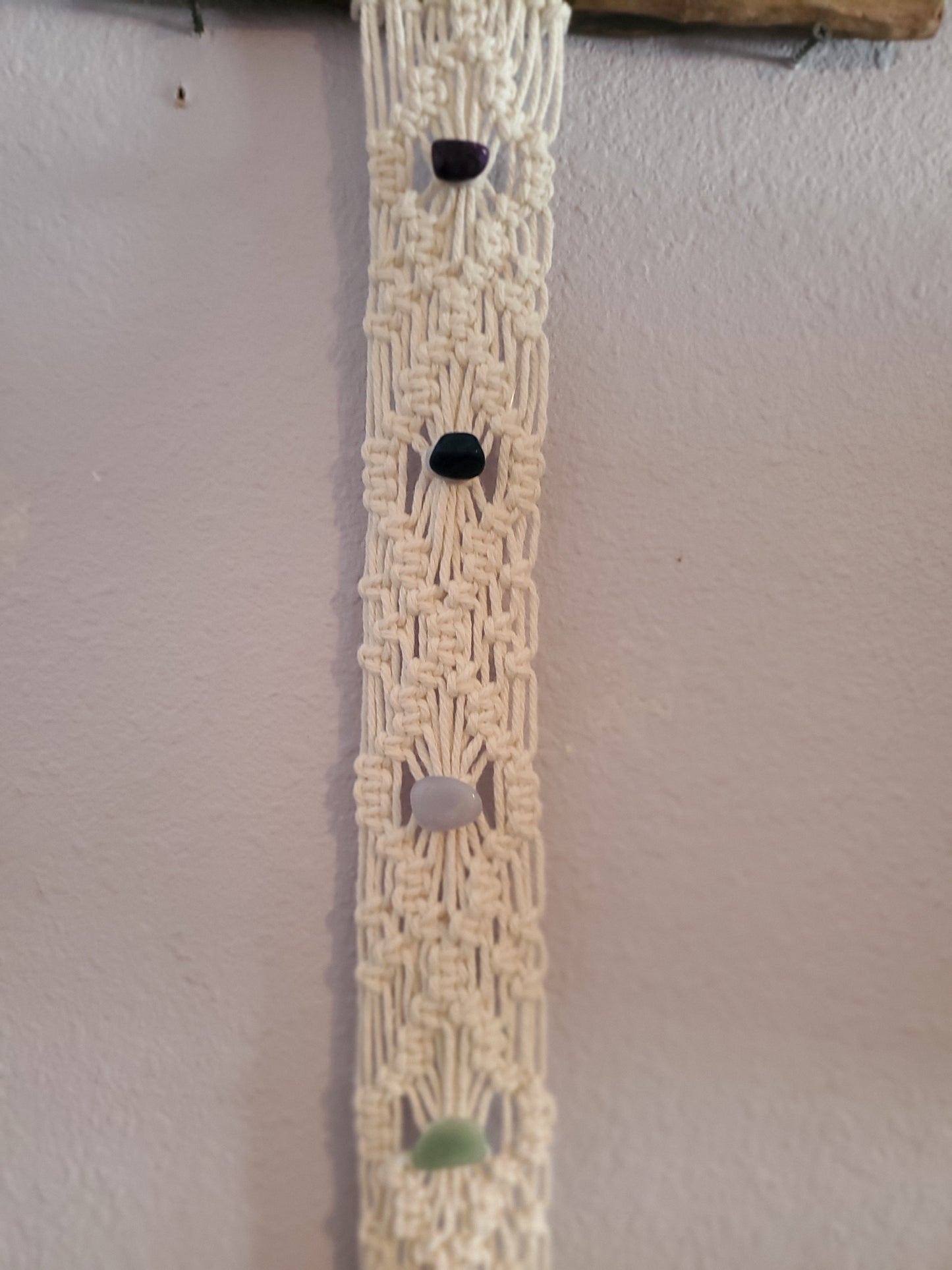 Handmade Chakra Macramé Wall Hanging – Boho Spiritual Home Decor