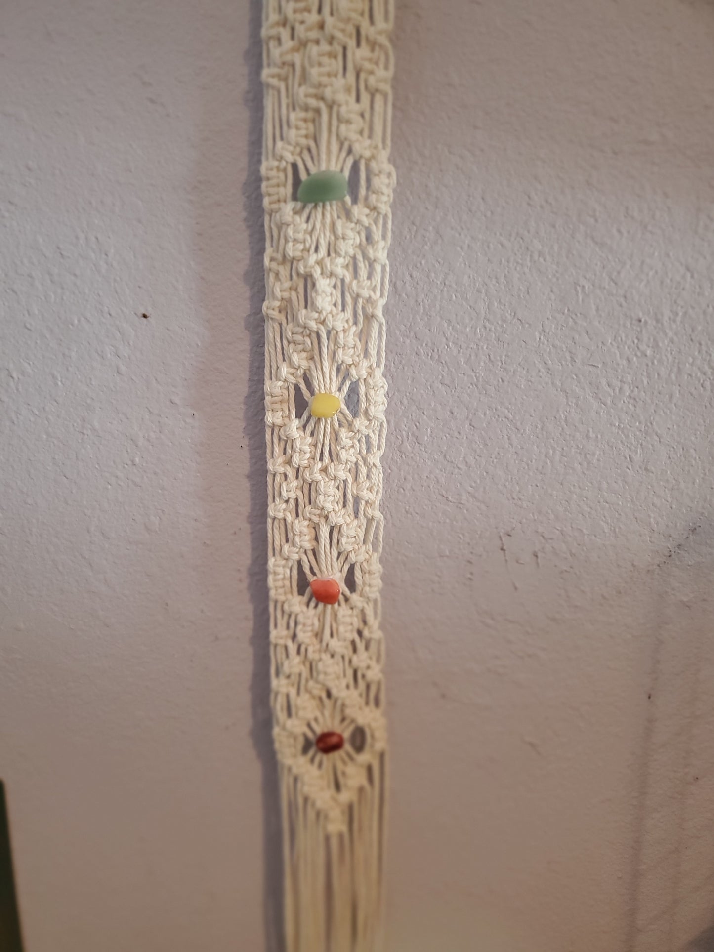 Handmade Chakra Macramé Wall Hanging – Boho Spiritual Home Decor