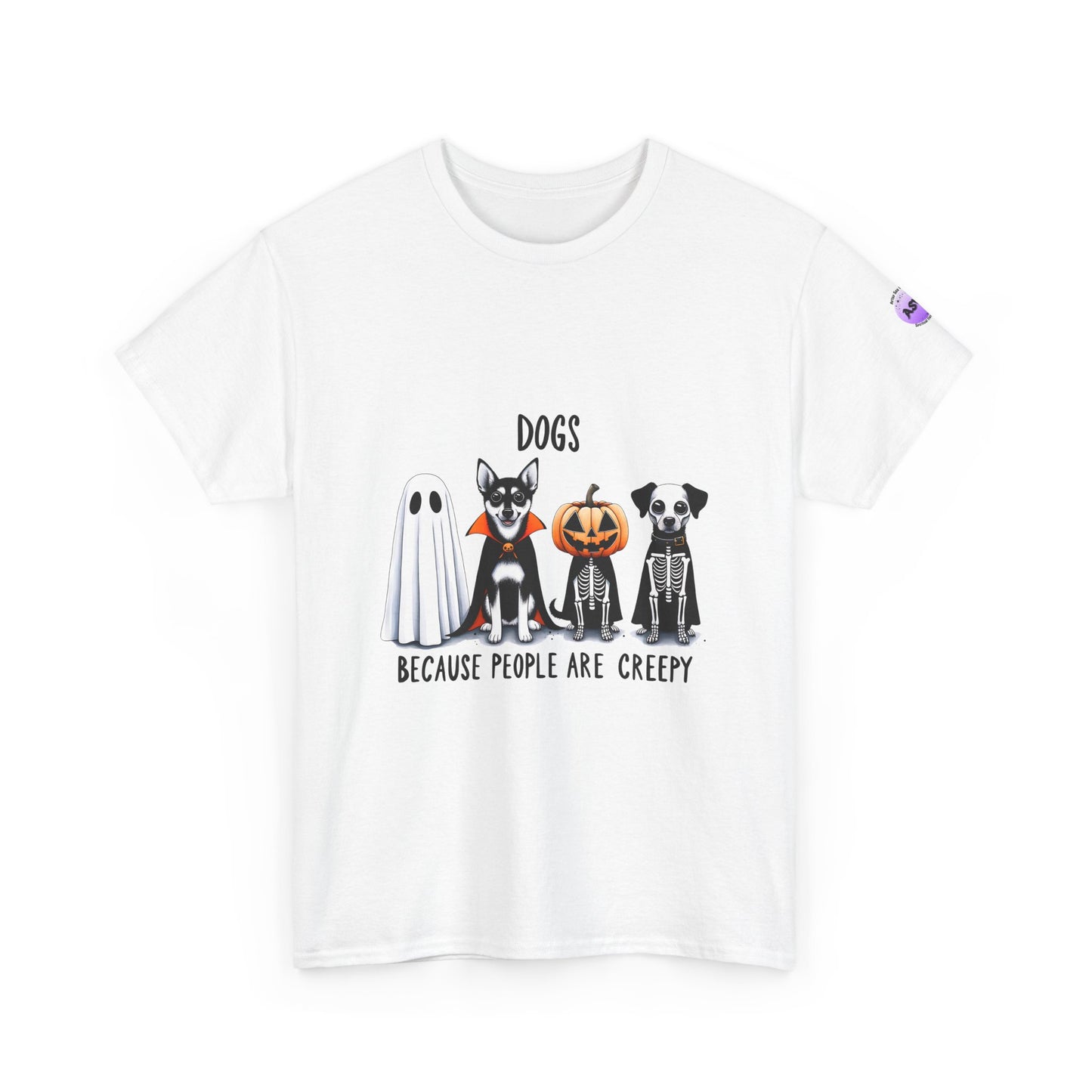 Unisex Dog Lover Tee - Perfect for Halloween, Gifts for Pet Owners, Casual Wear, Dog Mom Shirt, Spooky Season Shirt, Funny Pet Apparel