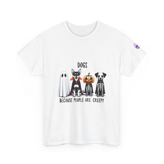 Unisex Dog Lover Tee - Perfect for Halloween, Gifts for Pet Owners, Casual Wear, Dog Mom Shirt, Spooky Season Shirt, Funny Pet Apparel
