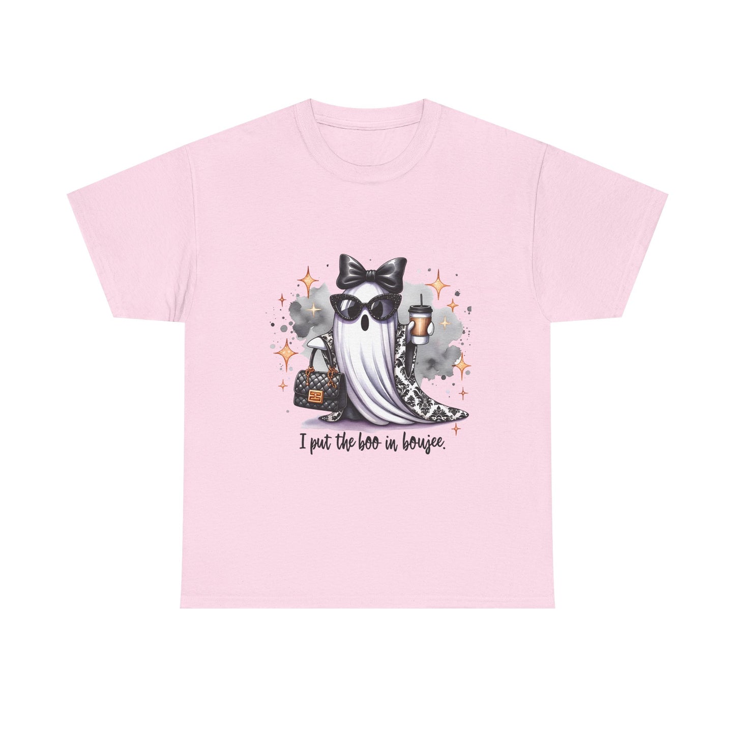 Stylish Ghost Tee - I Put the Boo in Bougie