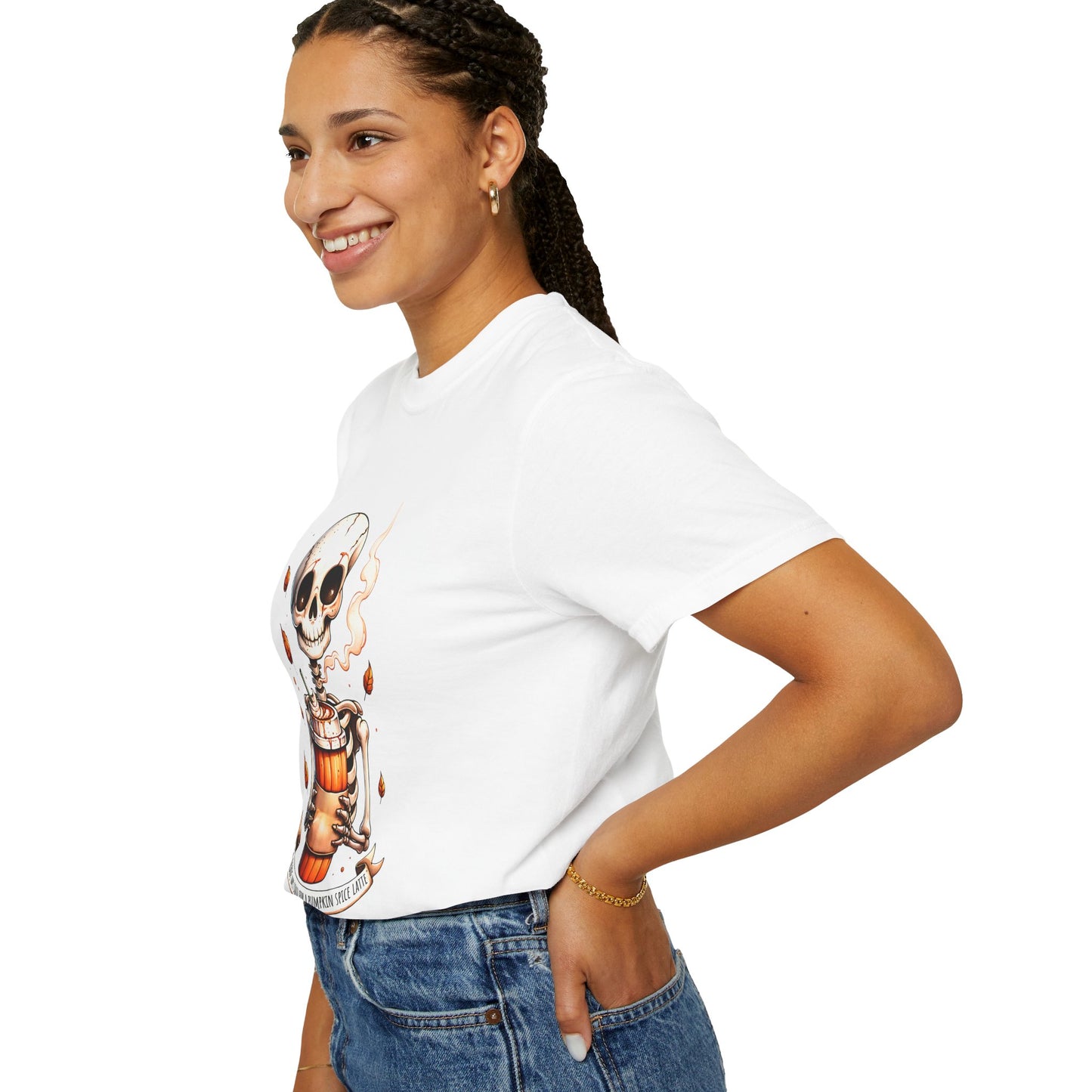 Pumpkin Spice Skeleton t-shirt