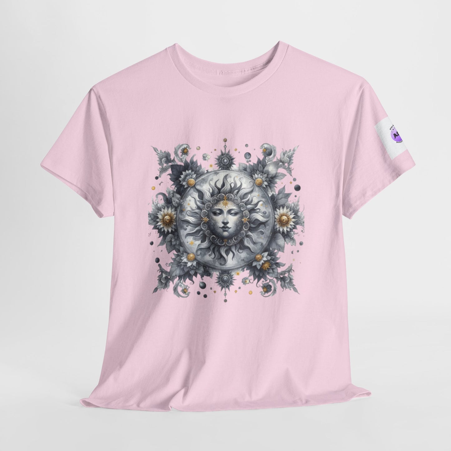 Bohemian Sun Graphic Tee, Unisex Heavy Cotton Tee, Summer Fashion, Festival Outfit, Unique Gift, Trendy Streetwear