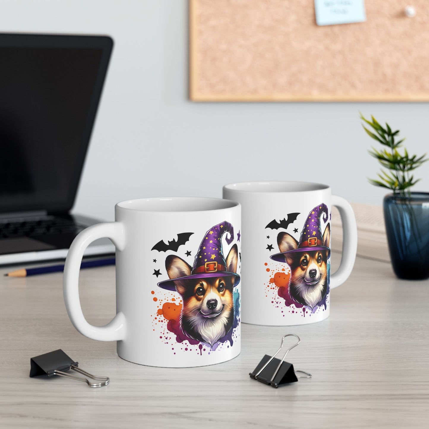 Halloween Corgi Ceramic Mug
