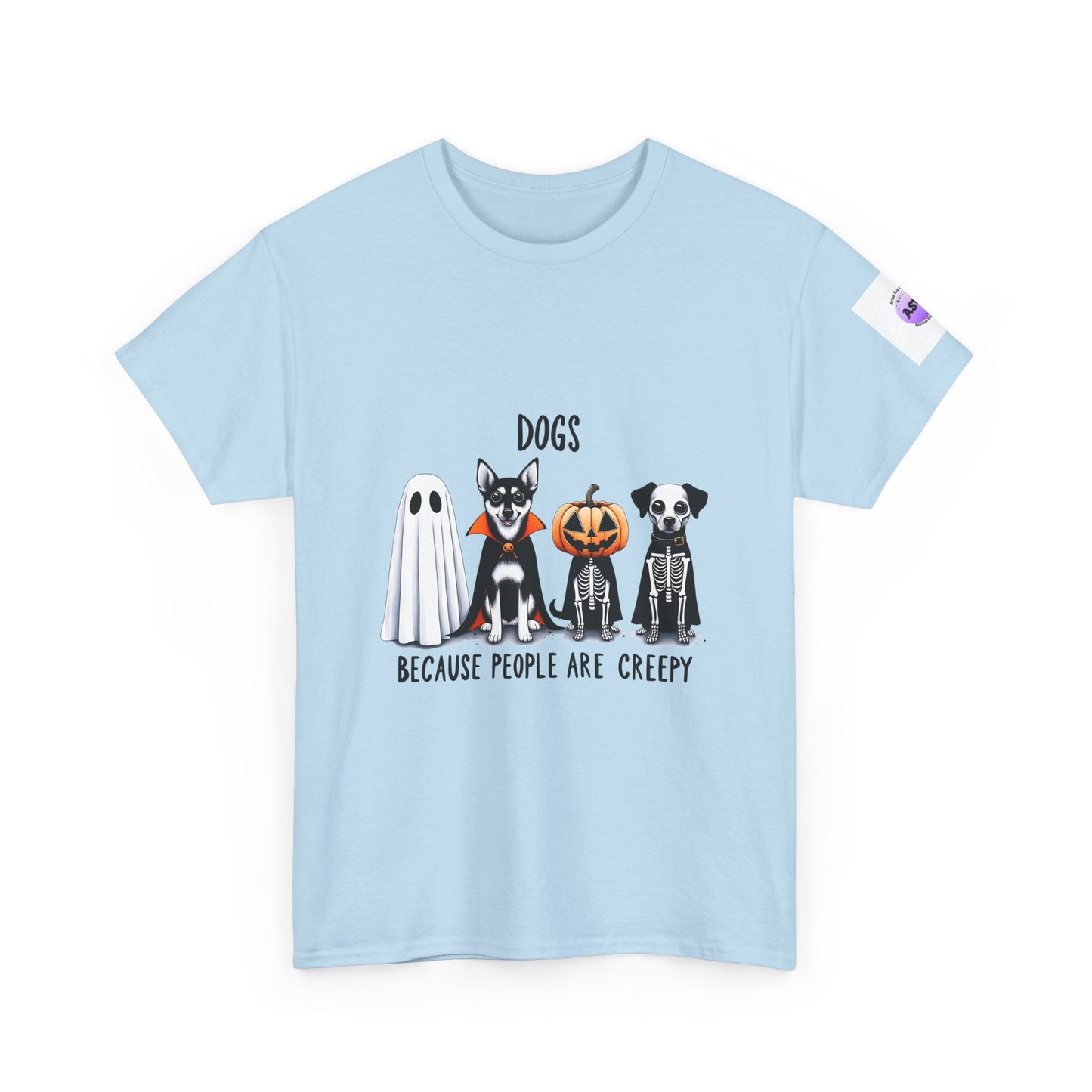 Unisex Dog Lover Tee - Perfect for Halloween, Gifts for Pet Owners, Casual Wear, Dog Mom Shirt, Spooky Season Shirt, Funny Pet Apparel