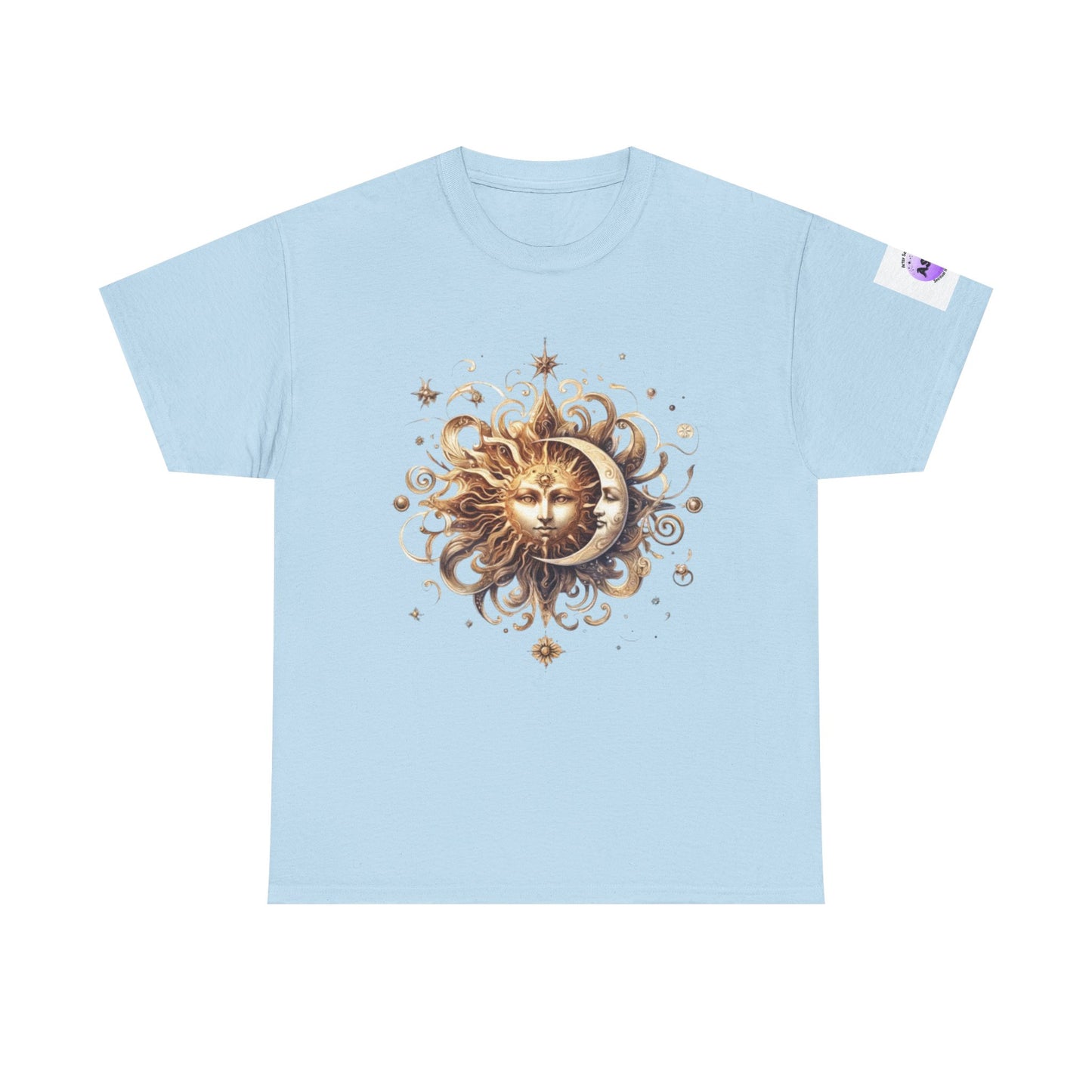 Sunny Vibes Unisex Tee - Celestial Design for Everyday Wear, Summer Style, Festival Fashion, Gift for Sun Lovers, Astrology Gift