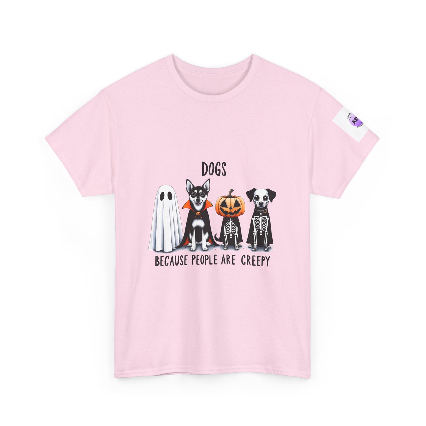 Unisex Dog Lover Tee - Perfect for Halloween, Gifts for Pet Owners, Casual Wear, Dog Mom Shirt, Spooky Season Shirt, Funny Pet Apparel