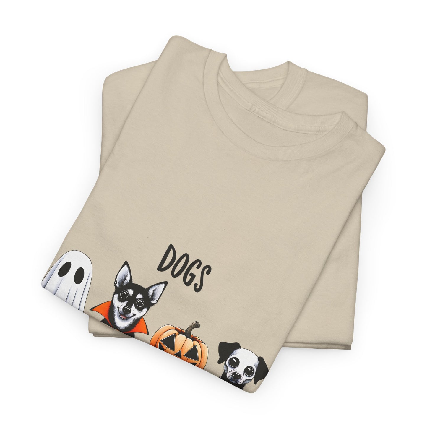 Unisex Dog Lover Tee - Perfect for Halloween, Gifts for Pet Owners, Casual Wear, Dog Mom Shirt, Spooky Season Shirt, Funny Pet Apparel
