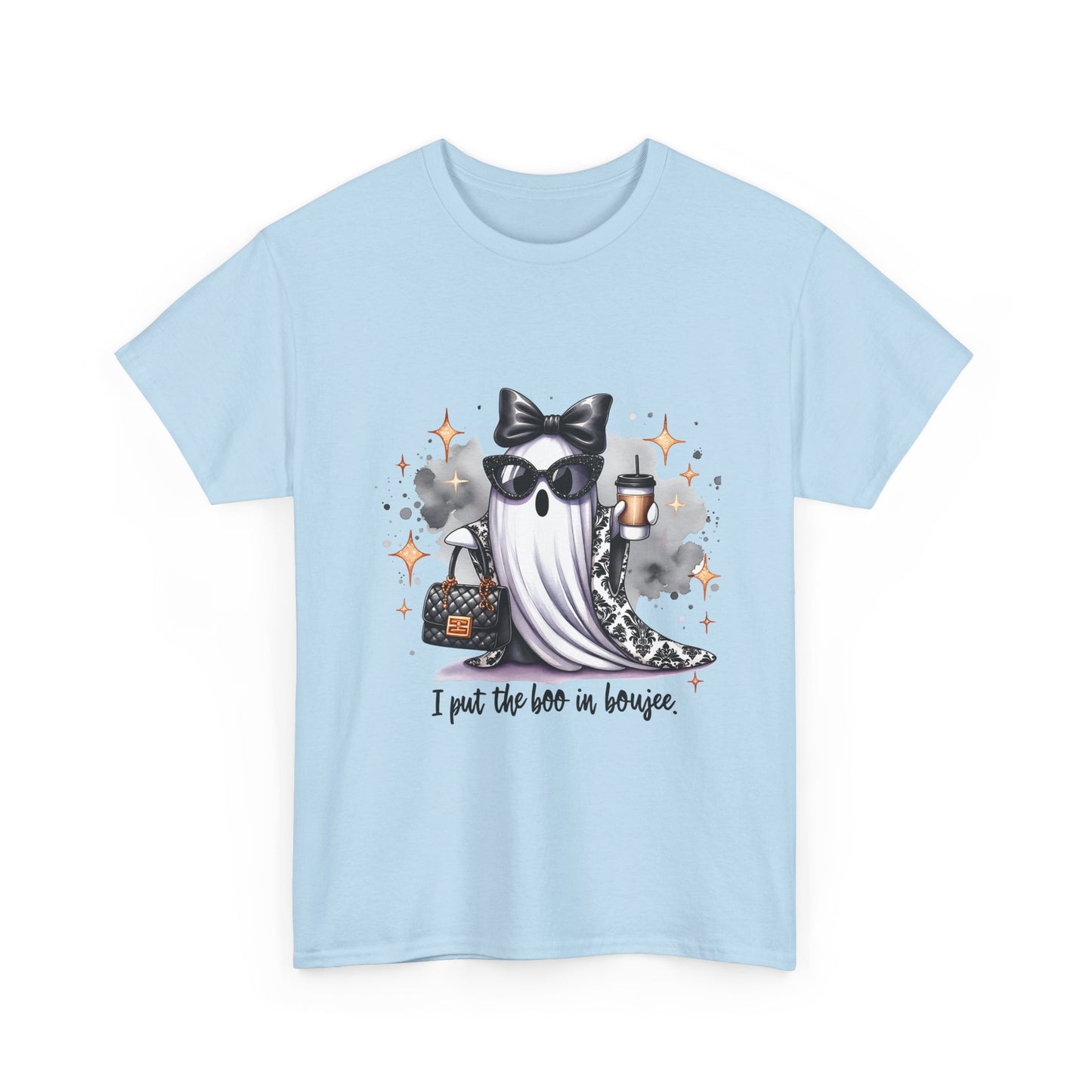 Stylish Ghost Tee - I Put the Boo in Bougie