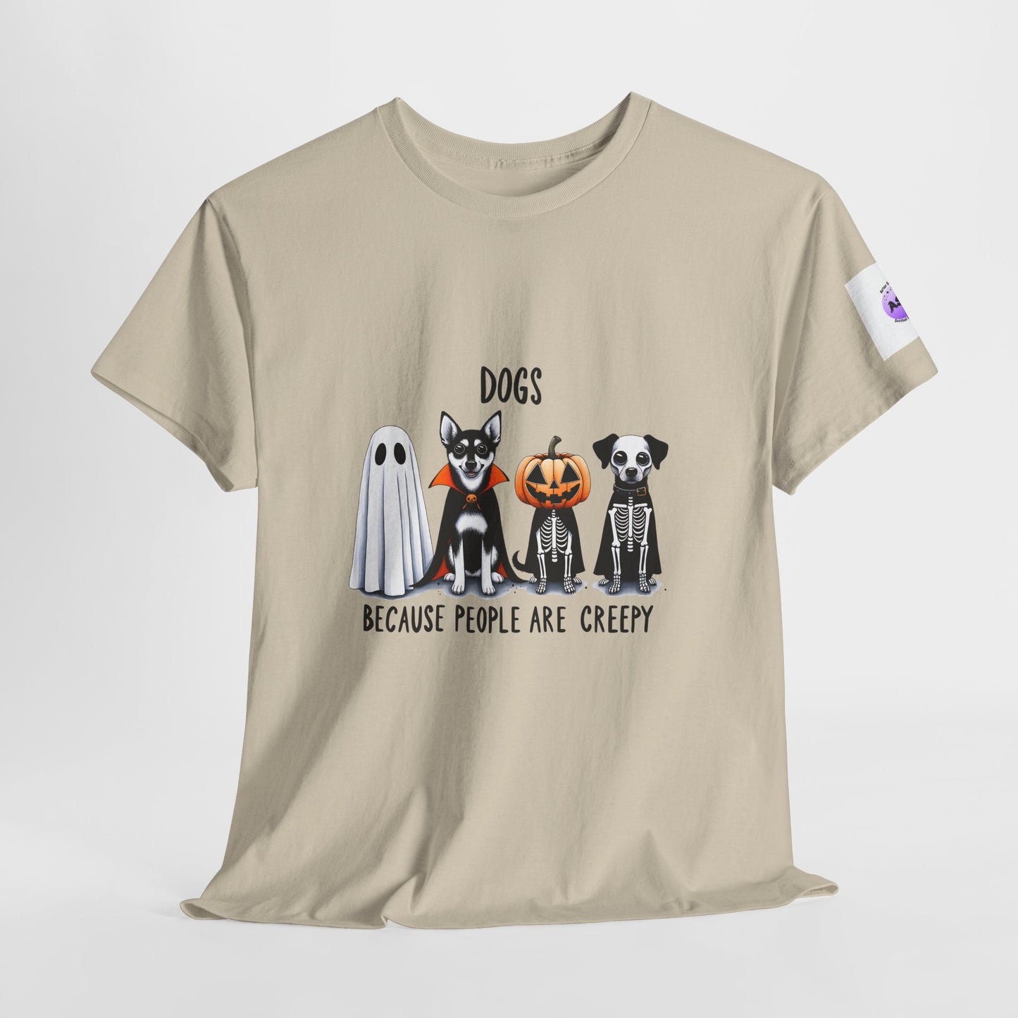 Unisex Dog Lover Tee - Perfect for Halloween, Gifts for Pet Owners, Casual Wear, Dog Mom Shirt, Spooky Season Shirt, Funny Pet Apparel