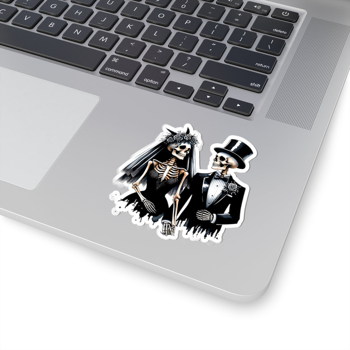 Skeleton Bride and Groom Sticker