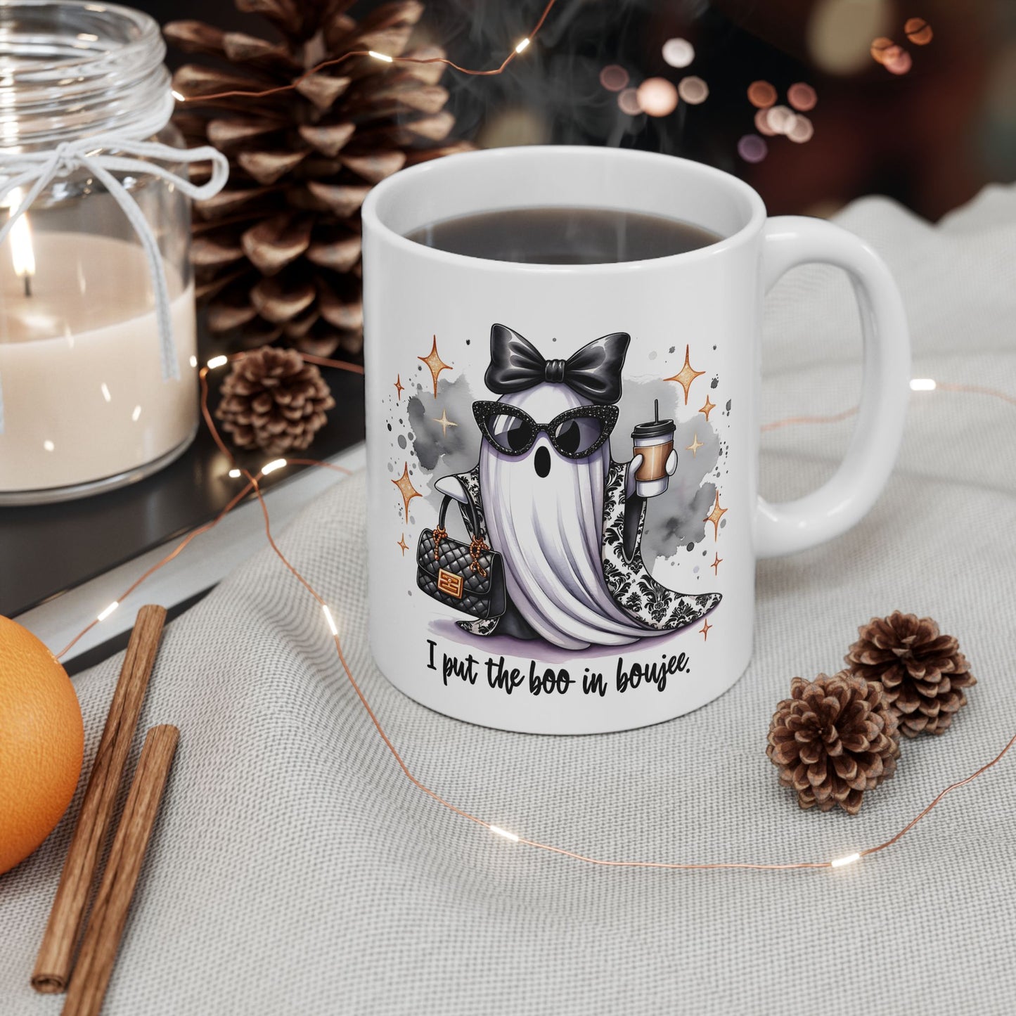 Halloween Boujee Ghost Mug