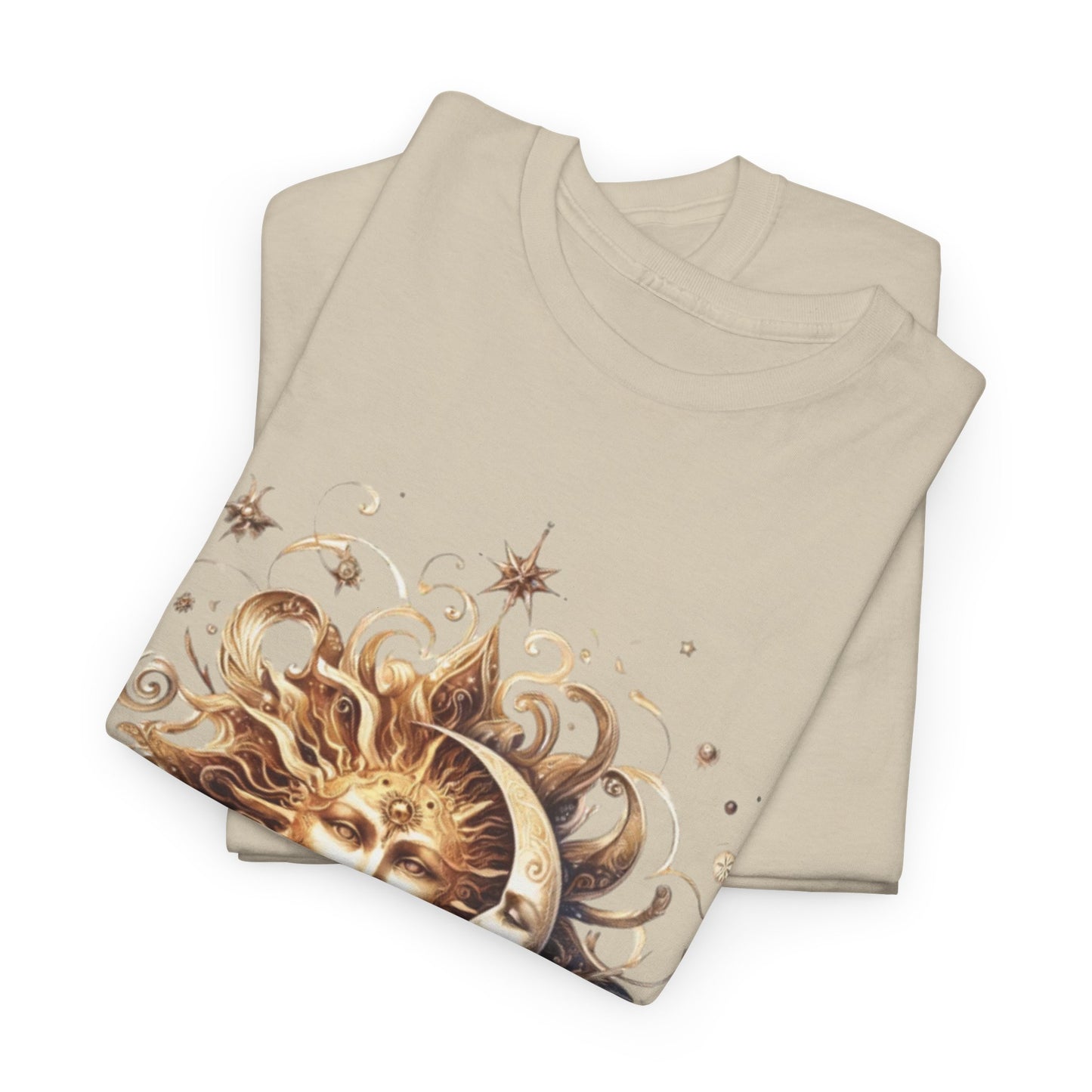 Sunny Vibes Unisex Tee - Celestial Design for Everyday Wear, Summer Style, Festival Fashion, Gift for Sun Lovers, Astrology Gift