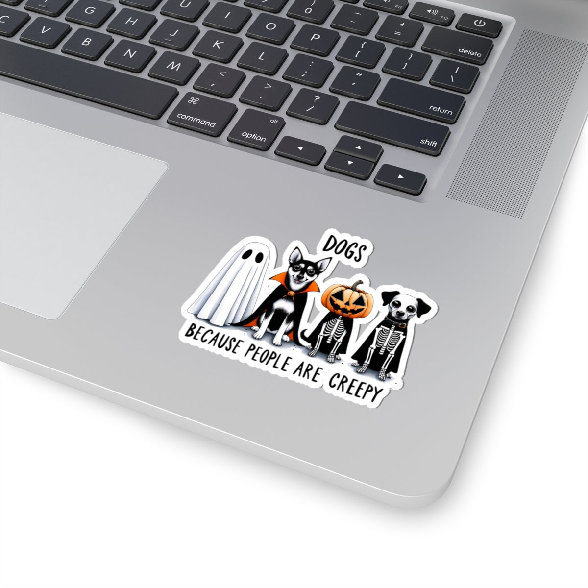 Cute Dog-Themed Halloween Sticker
