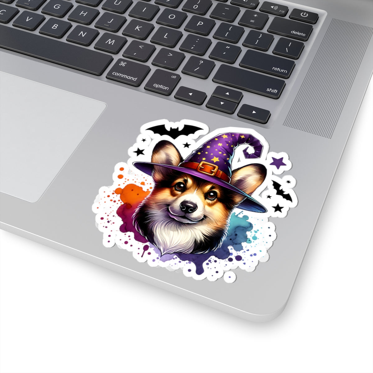 Corgi Wizard Stickers, Halloween Decor, Cute Dog Stickers, Witchy Stickers, Fun Laptop Decals, Pet Lover Gifts