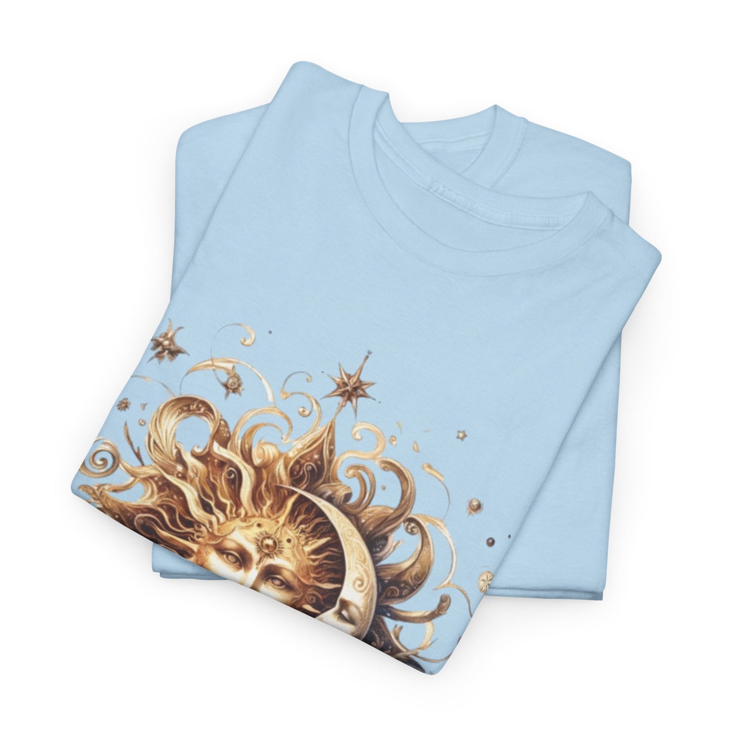 Sunny Vibes Unisex Tee - Celestial Design for Everyday Wear, Summer Style, Festival Fashion, Gift for Sun Lovers, Astrology Gift