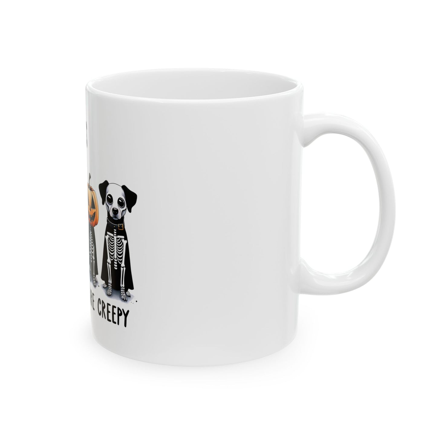 Funny Halloween Dog Ceramic Mug