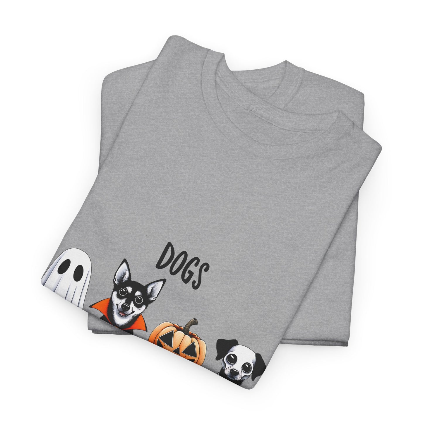 Unisex Dog Lover Tee - Perfect for Halloween, Gifts for Pet Owners, Casual Wear, Dog Mom Shirt, Spooky Season Shirt, Funny Pet Apparel