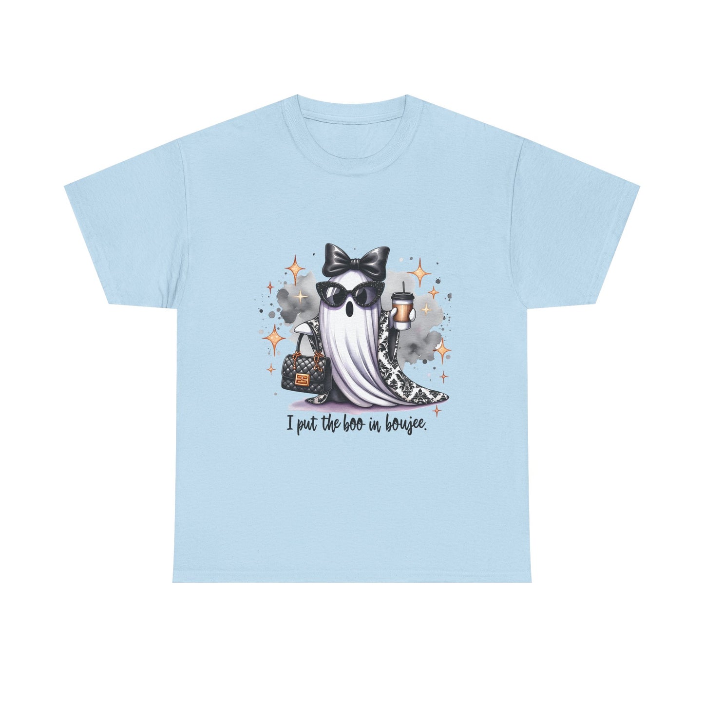 Stylish Ghost Tee - I Put the Boo in Bougie
