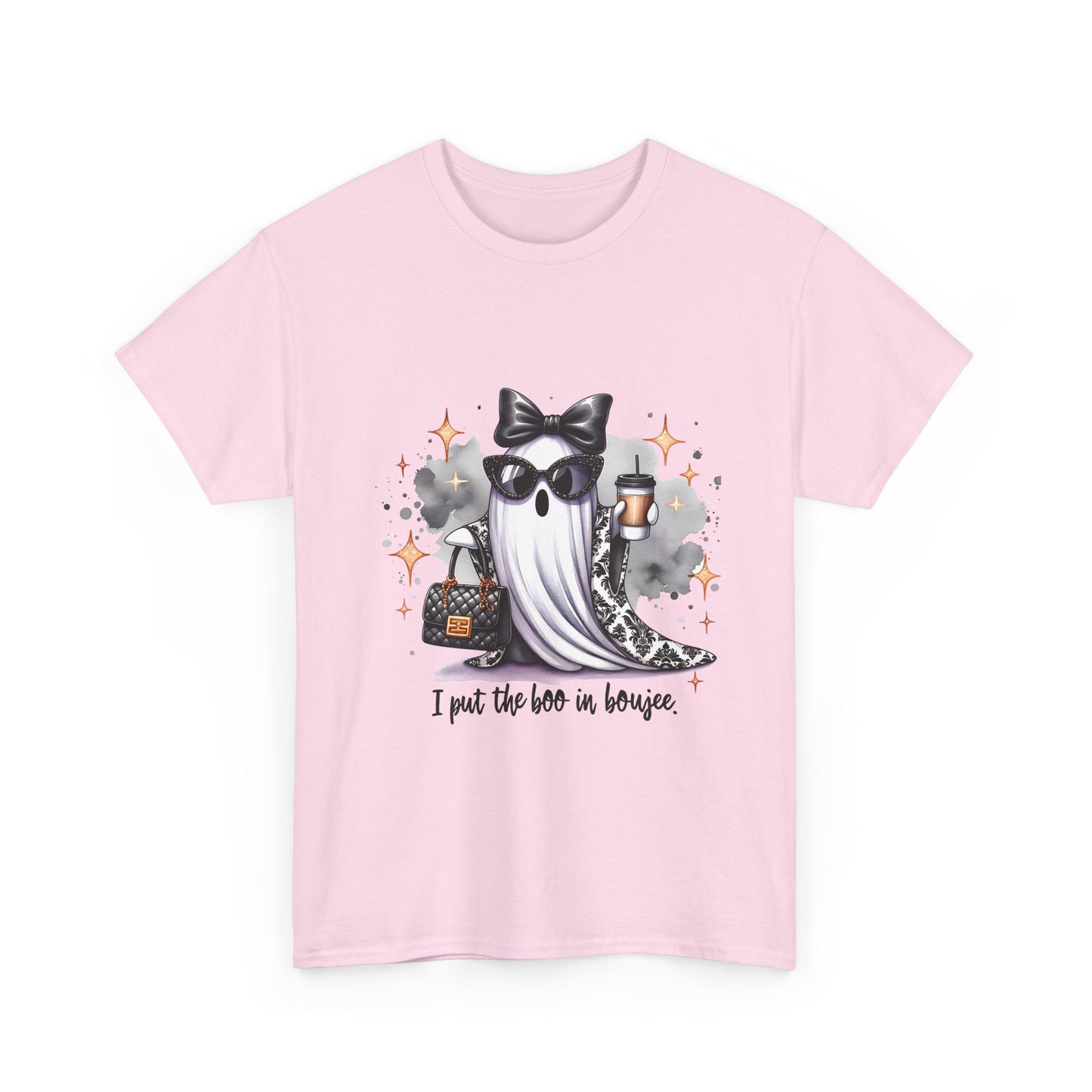 Stylish Ghost Tee - I Put the Boo in Bougie
