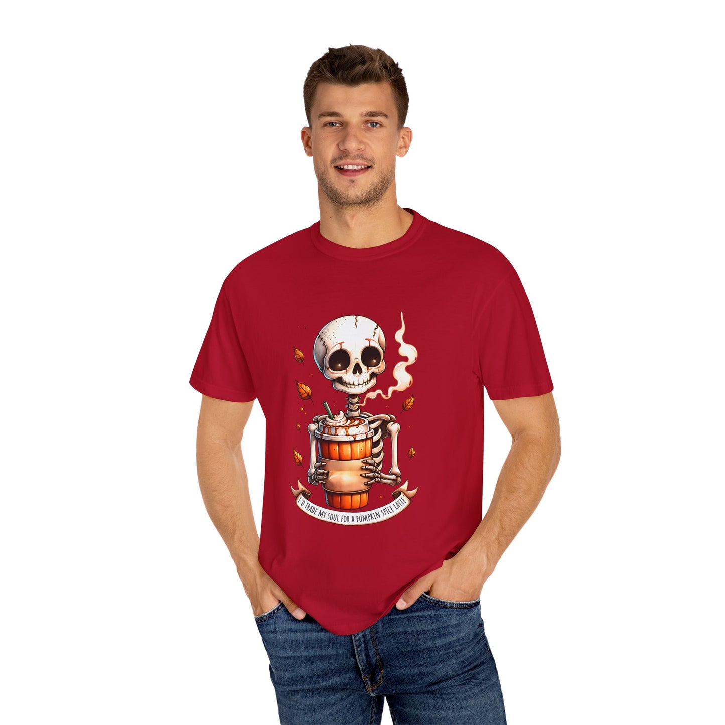 Pumpkin Spice Skeleton t-shirt