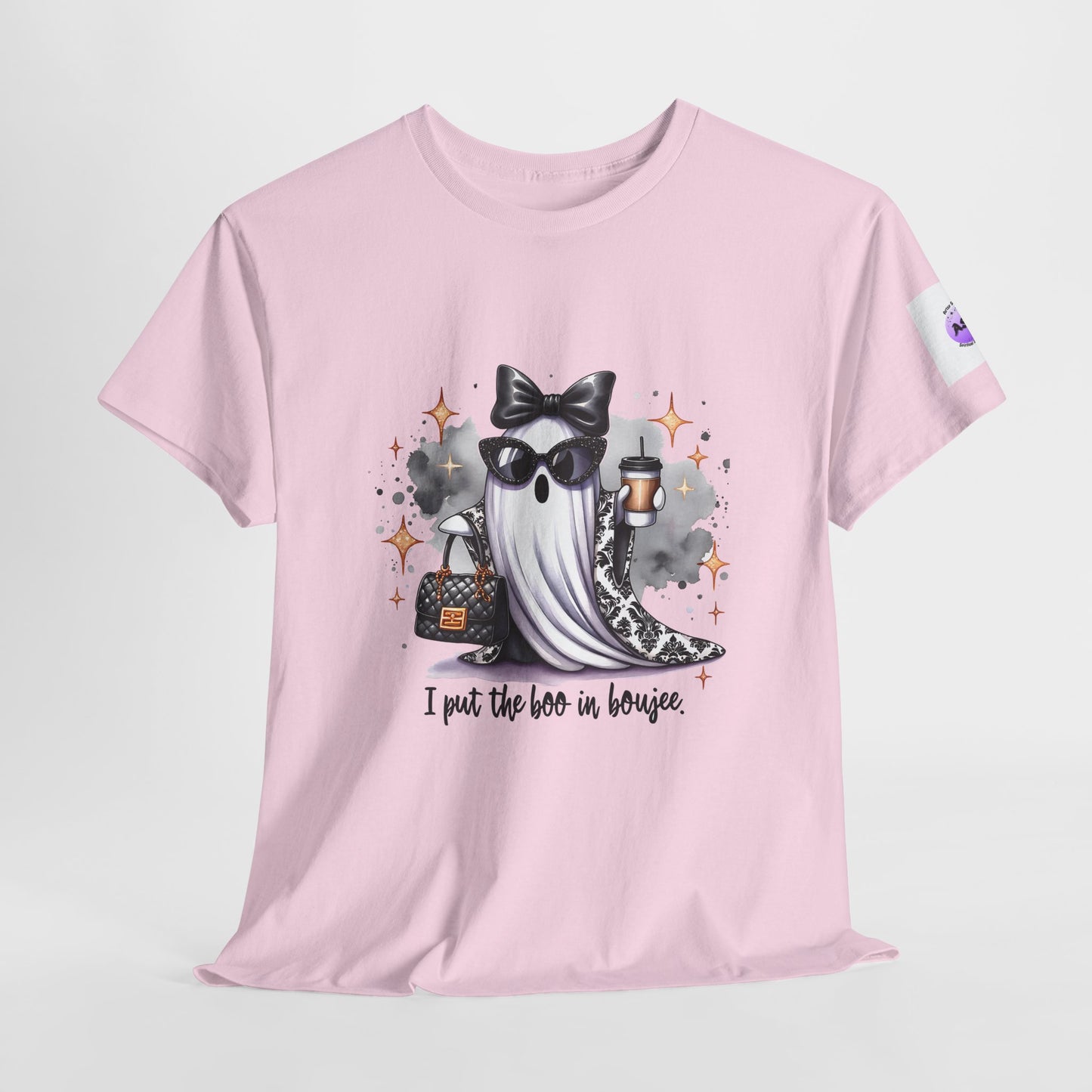 Stylish Ghost Tee - I Put the Boo in Bougie, Ghost Lovers Shirt, Halloween Apparel, Trendy Graphic T-Shirt, Unisex Cotton Tee, Spooky [...]