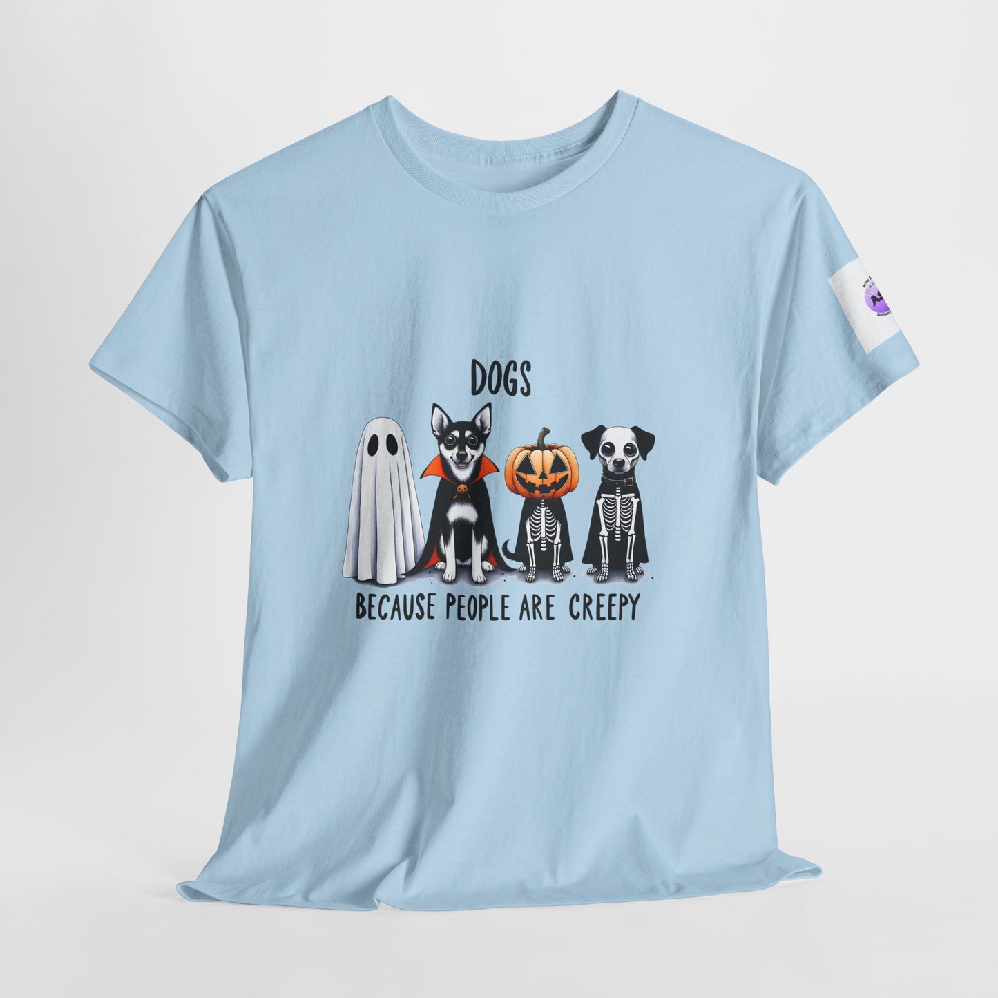 Unisex Dog Lover Tee - Perfect for Halloween, Gifts for Pet Owners, Casual Wear, Dog Mom Shirt, Spooky Season Shirt, Funny Pet Apparel