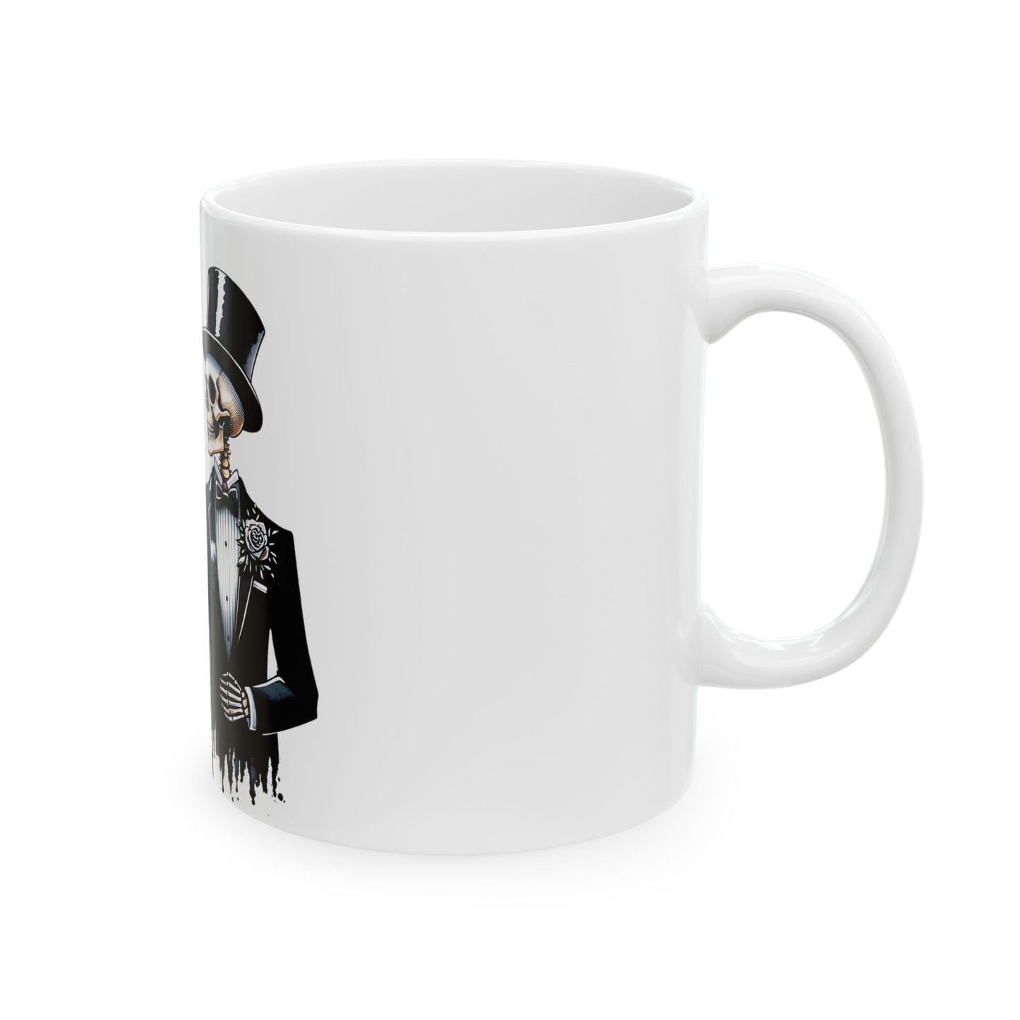 Gothic Skeleton Wedding Mug