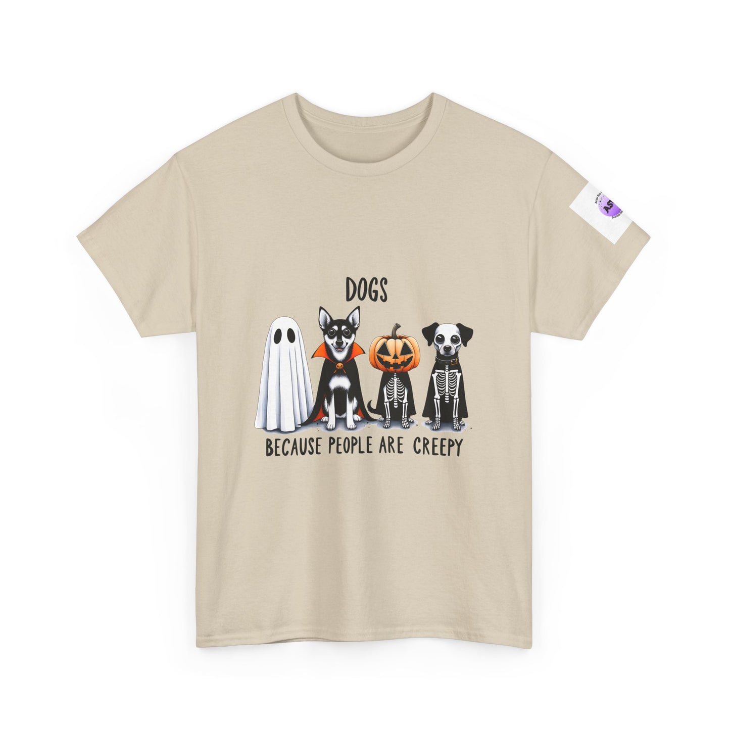 Unisex Dog Lover Tee - Perfect for Halloween, Gifts for Pet Owners, Casual Wear, Dog Mom Shirt, Spooky Season Shirt, Funny Pet Apparel