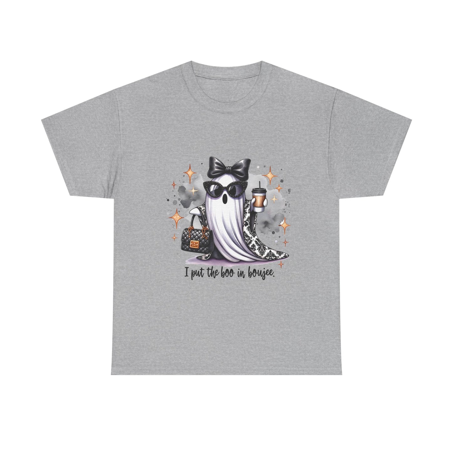 Stylish Ghost Tee - I Put the Boo in Bougie