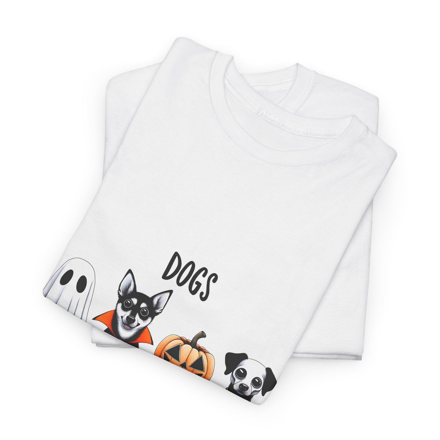 Unisex Dog Lover Tee - Perfect for Halloween, Gifts for Pet Owners, Casual Wear, Dog Mom Shirt, Spooky Season Shirt, Funny Pet Apparel