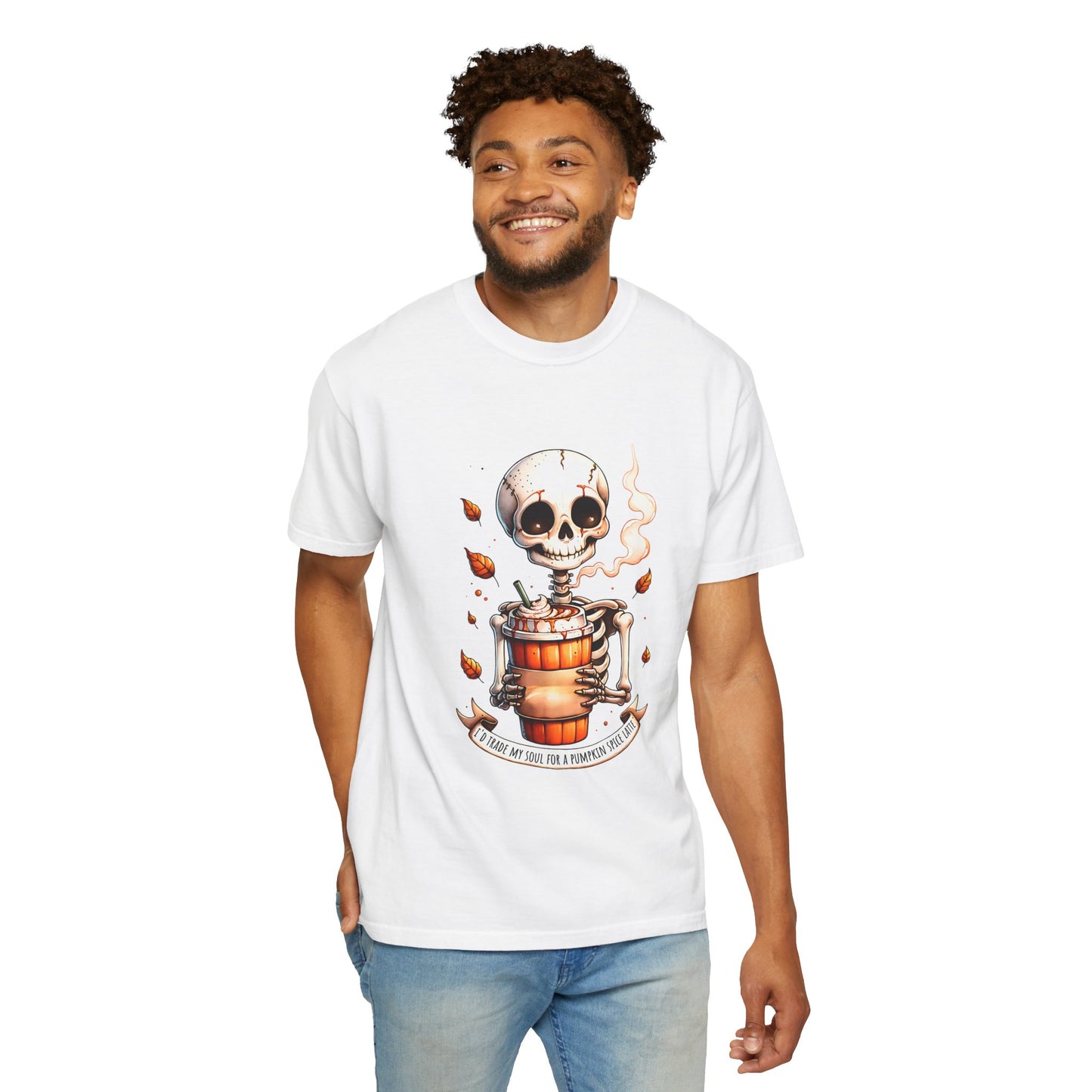Pumpkin Spice Skeleton t-shirt