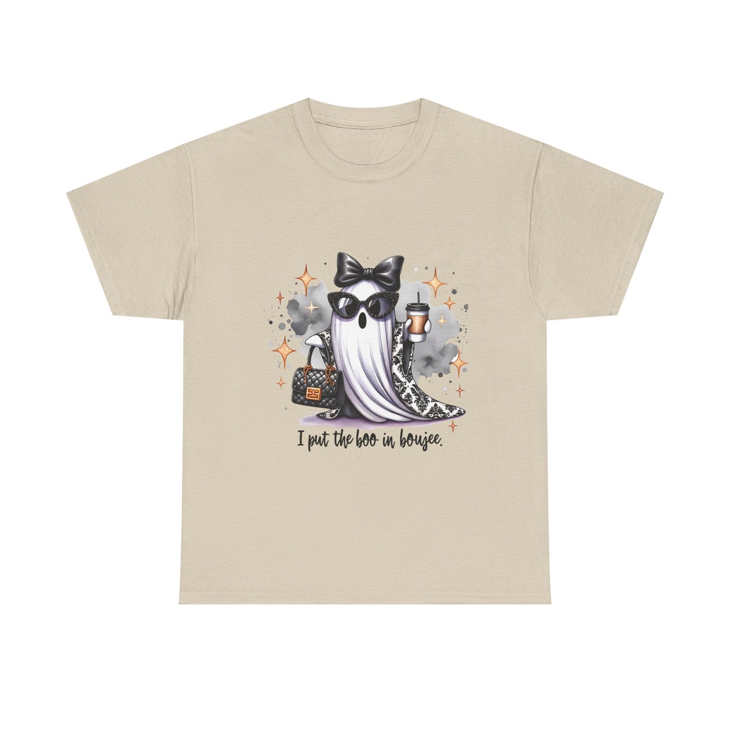 Stylish Ghost Tee - I Put the Boo in Bougie
