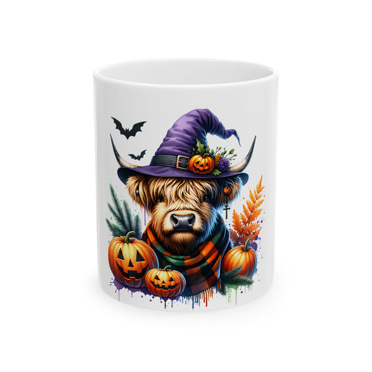 Highland Cow Ceramic Mug