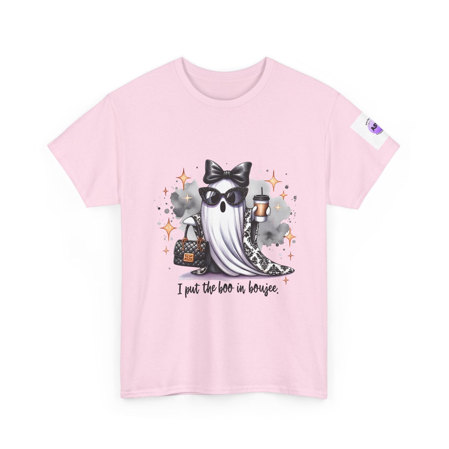 Stylish Ghost Tee - I Put the Boo in Bougie, Ghost Lovers Shirt, Halloween Apparel, Trendy Graphic T-Shirt, Unisex Cotton Tee, Spooky [...]