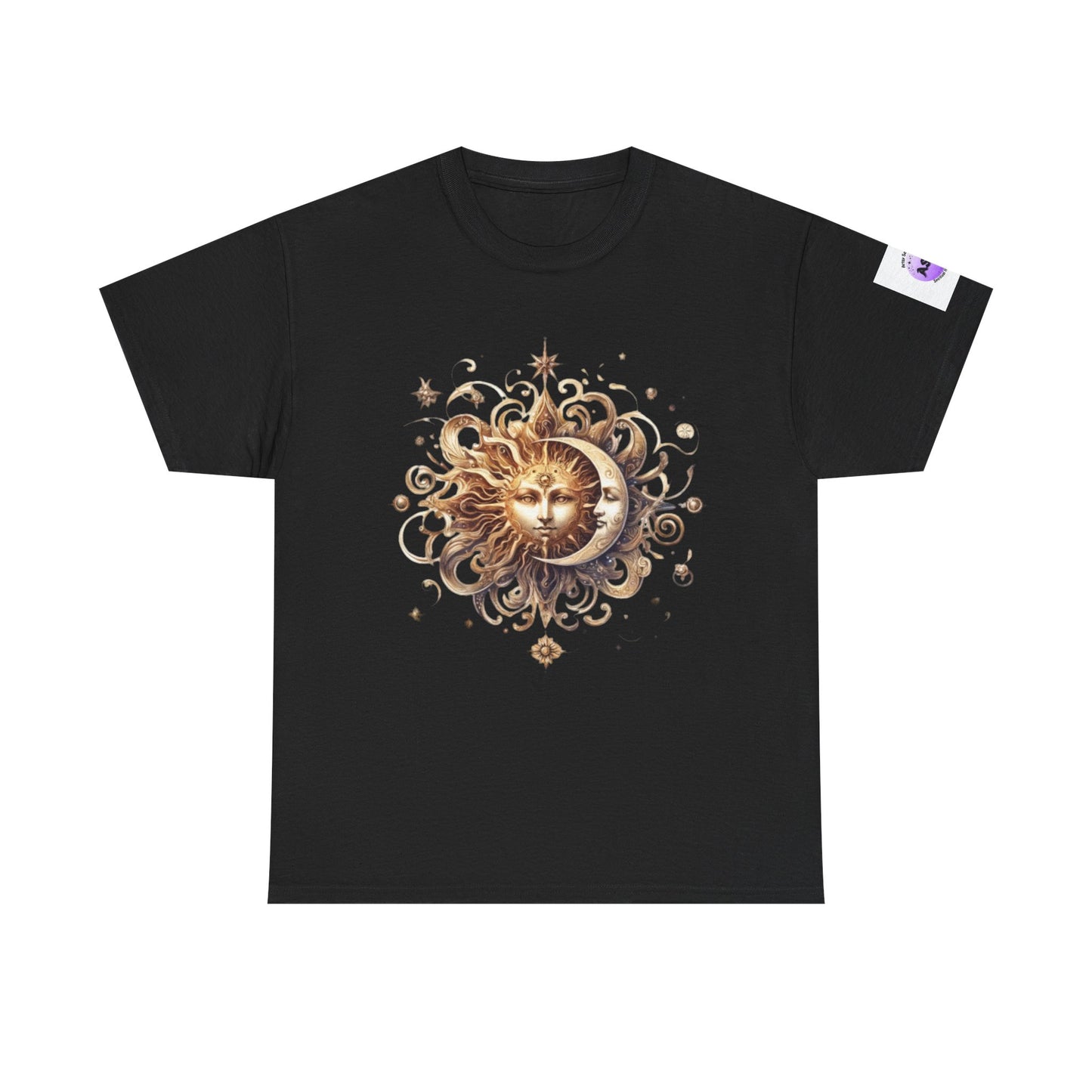 Sunny Vibes Unisex Tee - Celestial Design for Everyday Wear, Summer Style, Festival Fashion, Gift for Sun Lovers, Astrology Gift