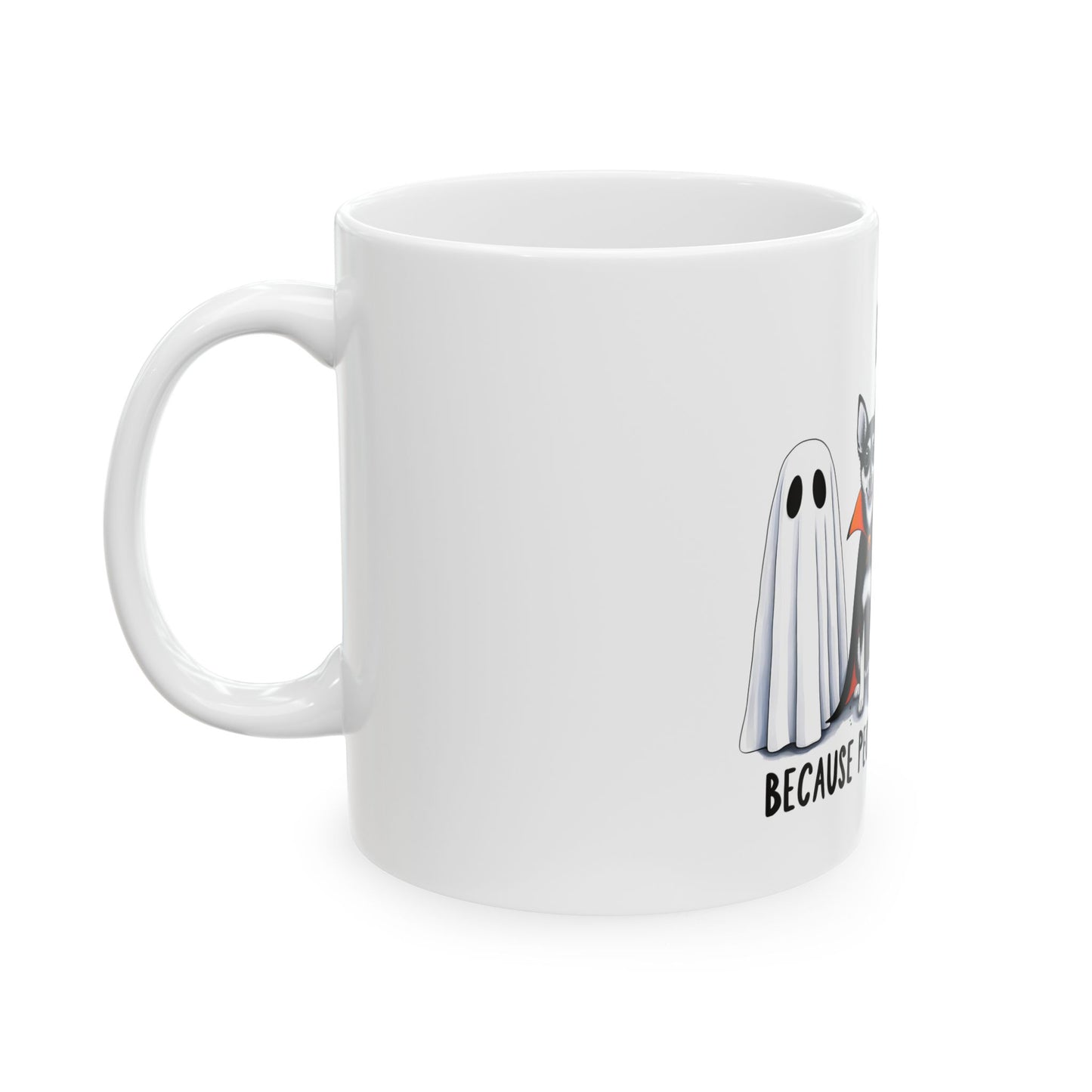 Funny Halloween Dog Ceramic Mug