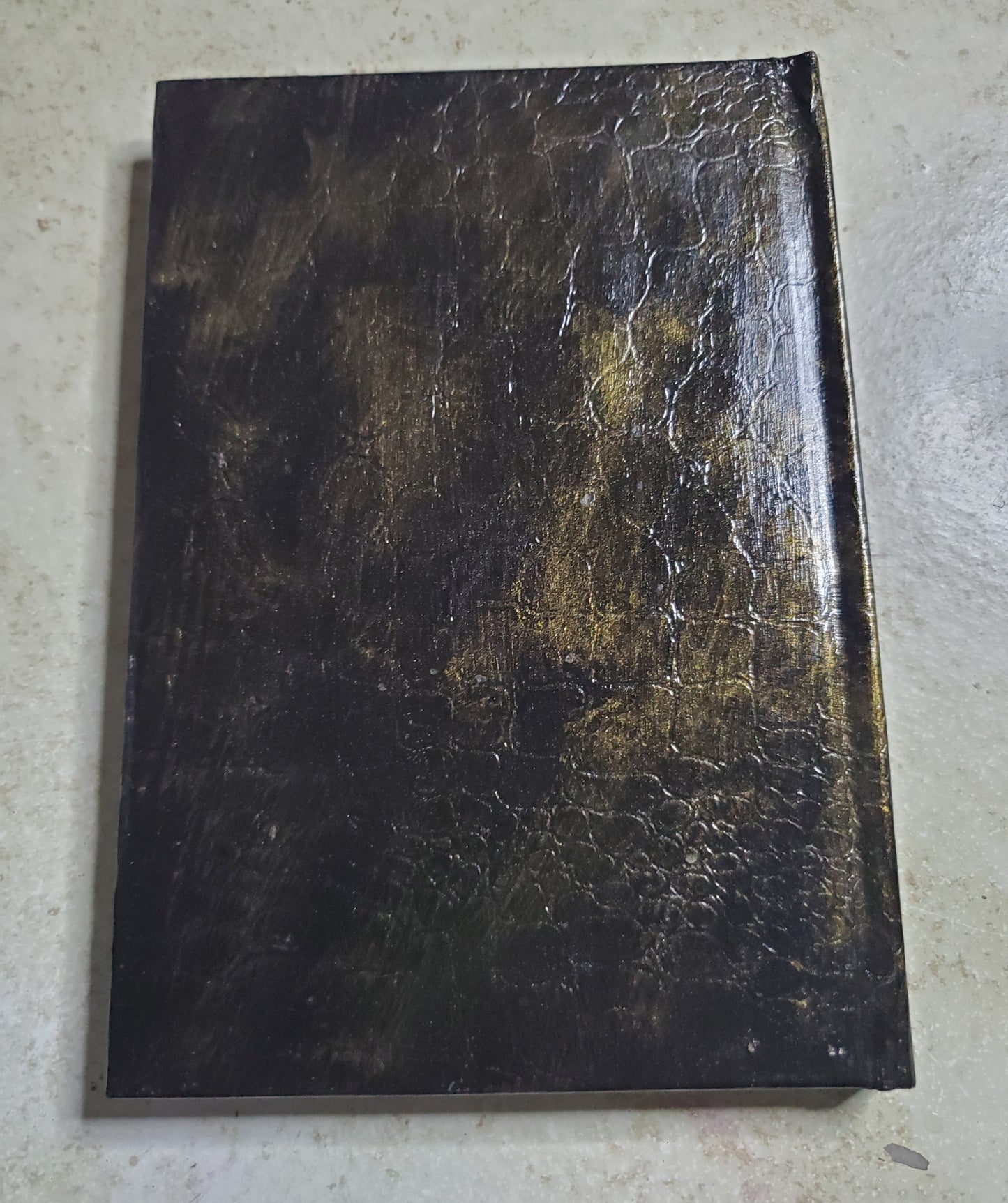 Hand painted spiderweb journal