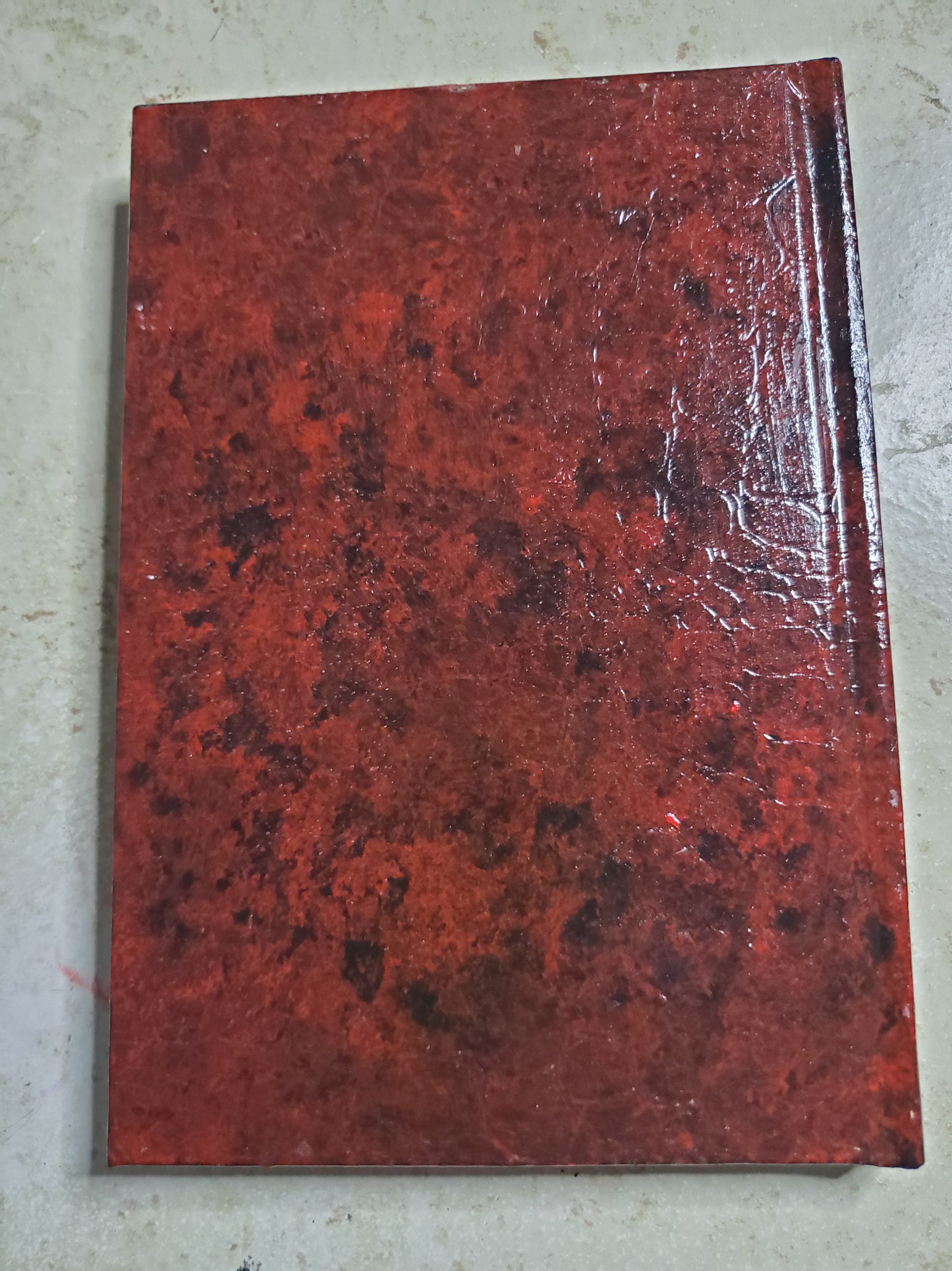 Hand painted jeweled journal