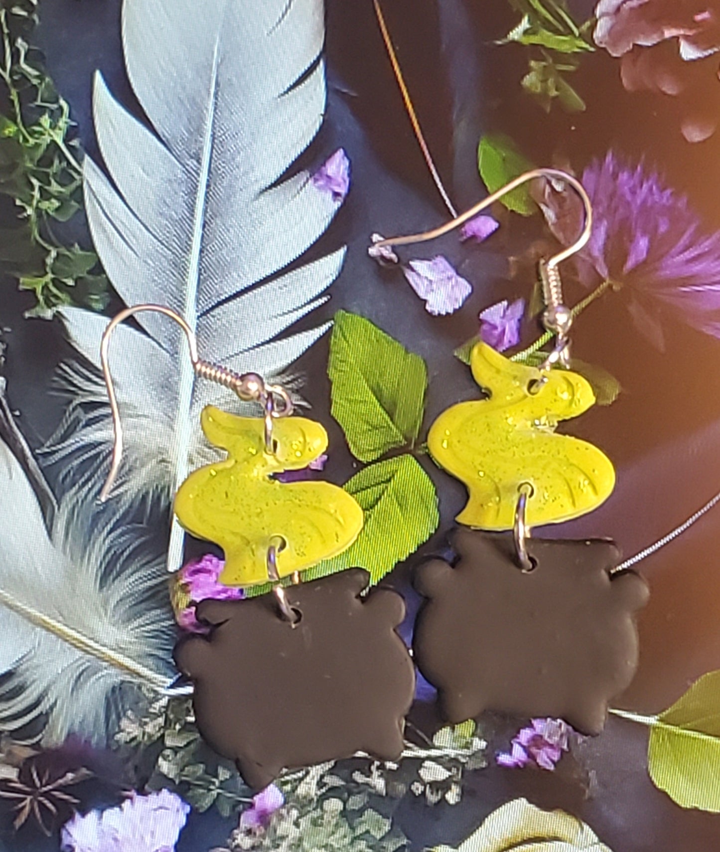Cauldron earrings