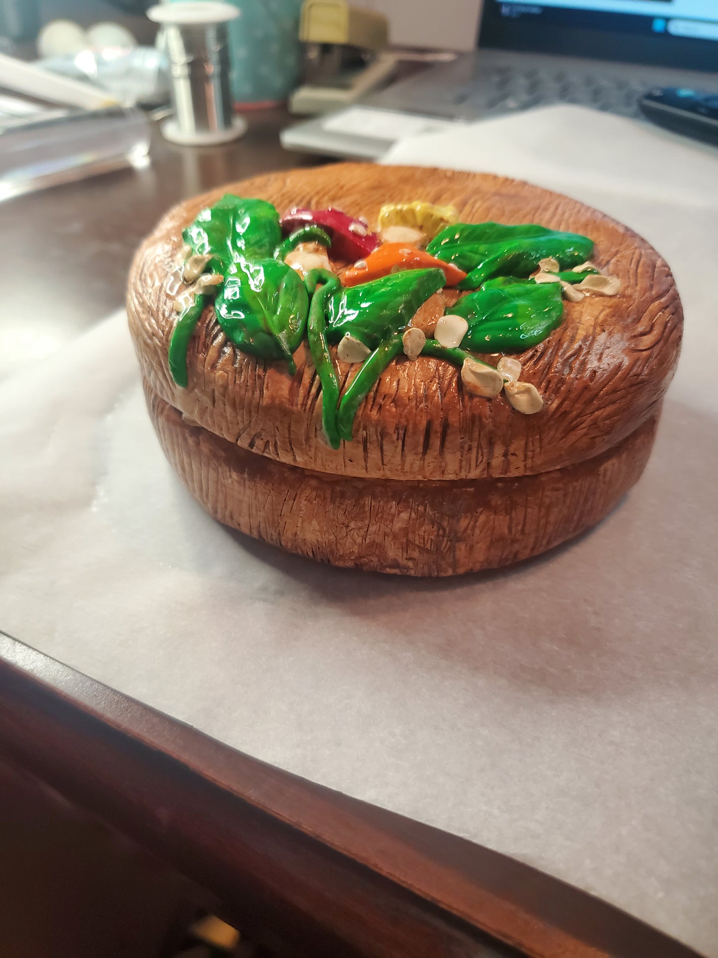 Mushroom storage tin