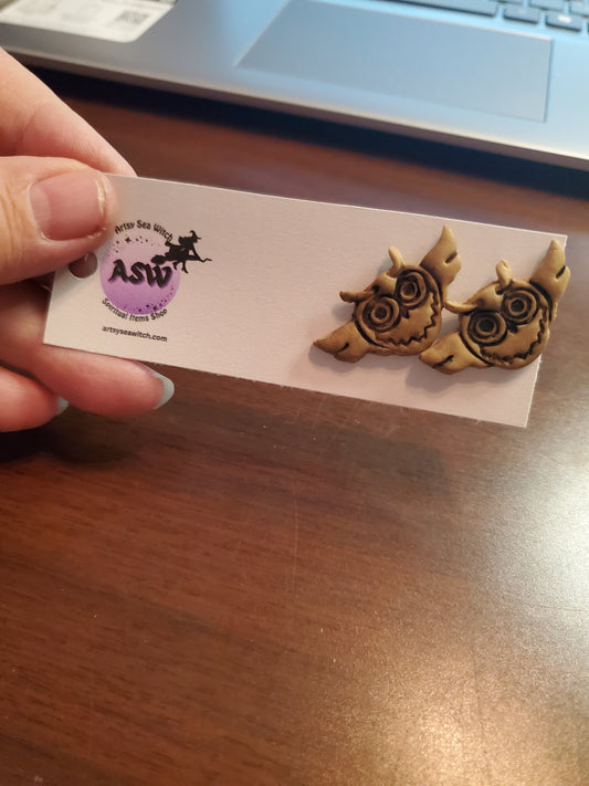 Harry Potter Hedwig Owl earrings