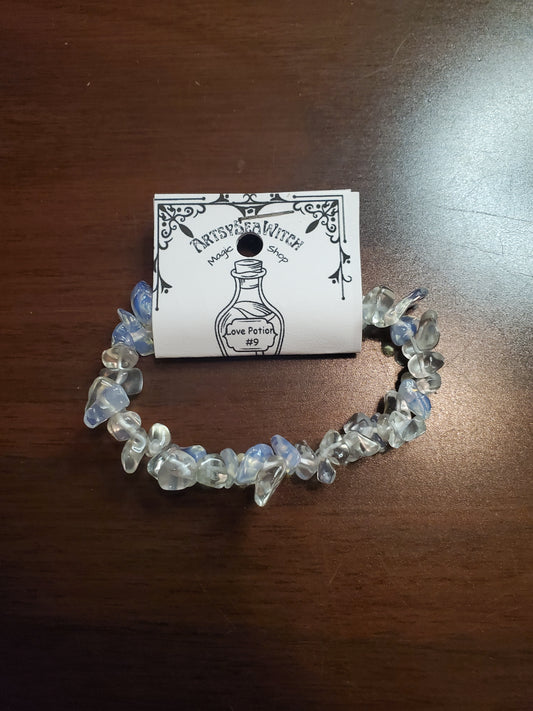 Quartz Crystal Stretch Bracelet