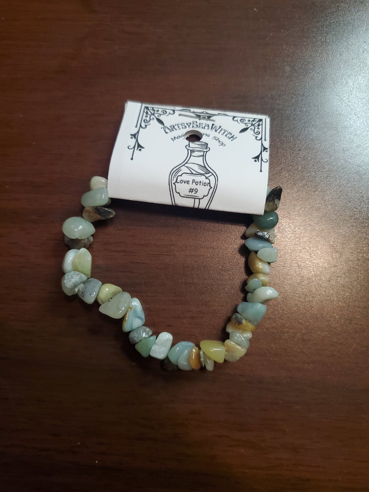 Amazonite Chip Stretch Bracelet